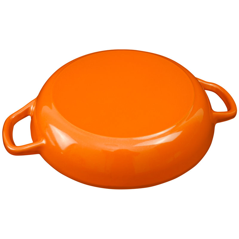 Lareina Enameled Cast Iron Braiser with Lid and Dual Handles Wayfair